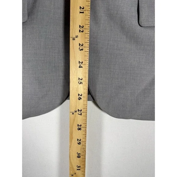 Bluffworks Sport Coat Mens 38S Gray Presidio Blazer Performance Slim Fit Travel